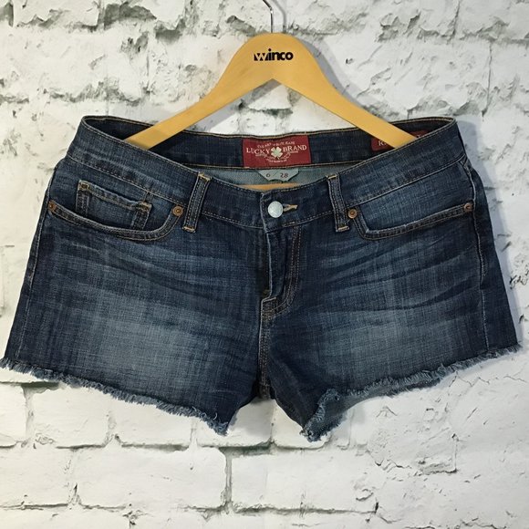 Lucky Brand Pants - Lucky Brand Ladies Dark Wash Jean Shorts Size 6